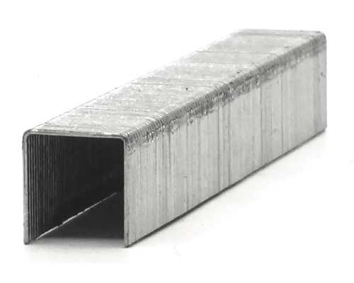 Block Heftklammern in Nahaufnahme