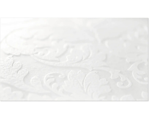 Gros plan d'un papier peint blanc à motifs