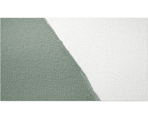 Papier peint avec motif structuré, partiellement tapissé