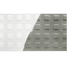 Textil mit geprägtem Quadratmuster