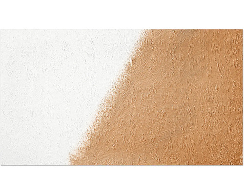 Mur partiellement peint avec de la peinture