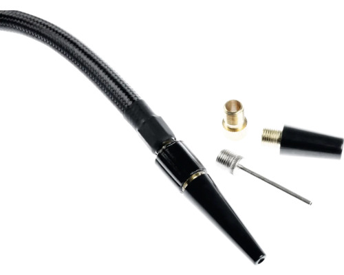 Tuyau de pompe à vélo avec différents adaptateurs