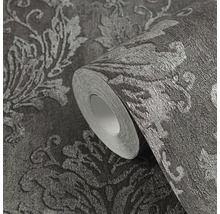 Rolle dunkle Tapete mit floralem Muster