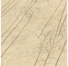 Papier peint avec motifs linéaires et floraux