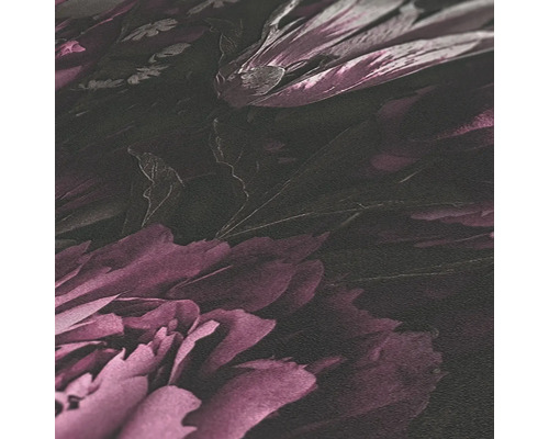 Nahaufnahme einer Tapete mit Blumenmuster