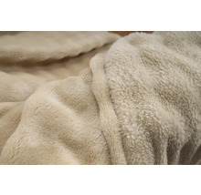 Gros plan d'une couverture moelleuse