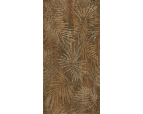 Carreau décoratif avec motif de plantes