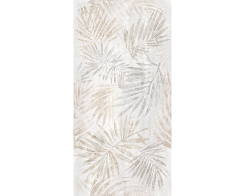 Carreau décoratif avec motif végétal