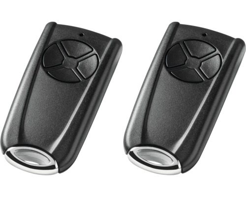 Deux émetteurs manuels sans fil pour commander les portes de garage