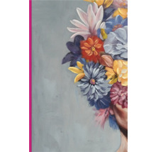 Peinture avec arrangement floral