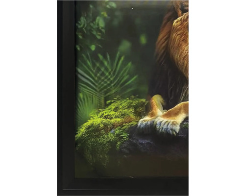 Dekorative Wandkunst mit Löwenmotiv