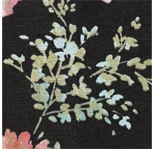 Nahaufnahme einer Tapete mit floralem Muster