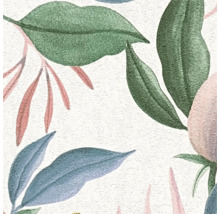 Vue détaillée d'un papier peint à motif végétal