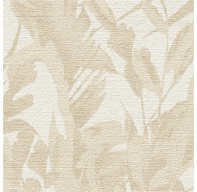 Papier peint avec motif de feuilles