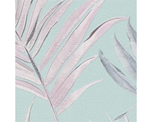 Papier peint avec motif de feuilles