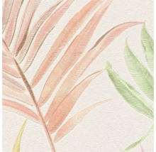 Papier peint à motif de feuilles