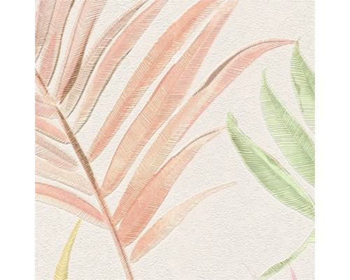 Papier peint à motif de feuilles