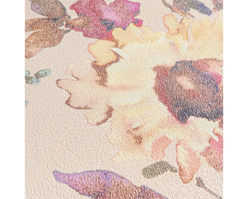 Nahaufnahme einer Tapete mit Blumenmuster