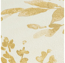 Vue détaillée d'un papier peint avec motif de feuilles