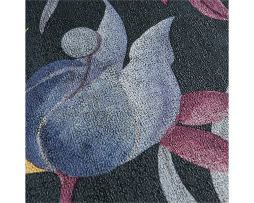 Nahaufnahme einer floral gemusterten Tapete