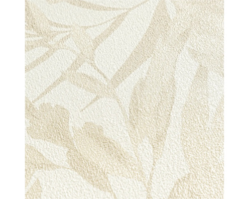 Gros plan d'un papier peint texturé avec un motif de feuilles