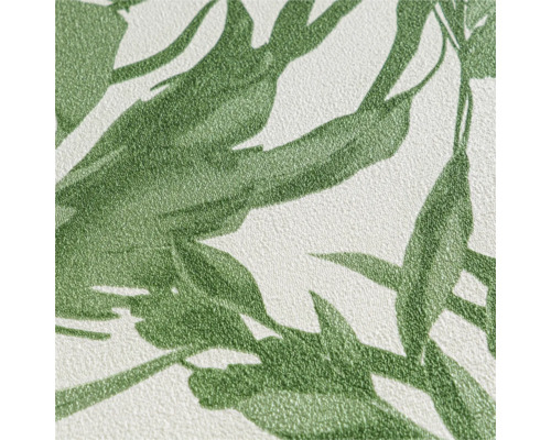 Gros plan d'un papier peint à motif végétal