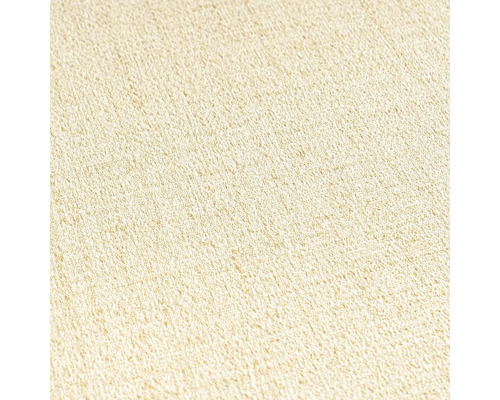 Gros plan d'un papier peint textile clair avec une texture fine.