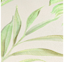 Gros plan d'un papier peint à motifs de feuilles