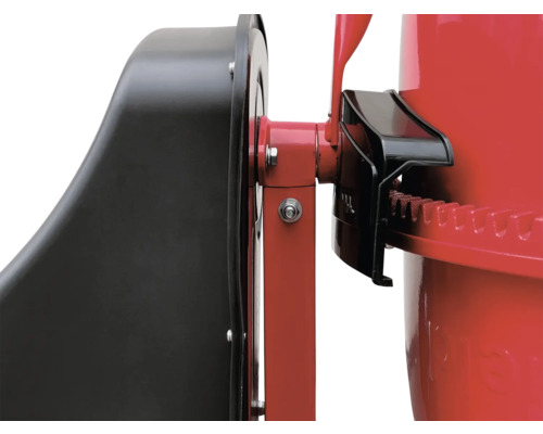 Detailansicht eines Betonmischers