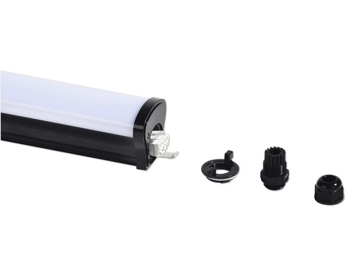 Luminaire LED pour pièce humide avec accessoires de montage