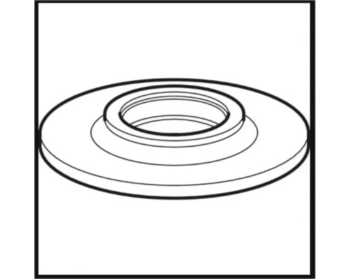 Rosace pour installations sanitaires