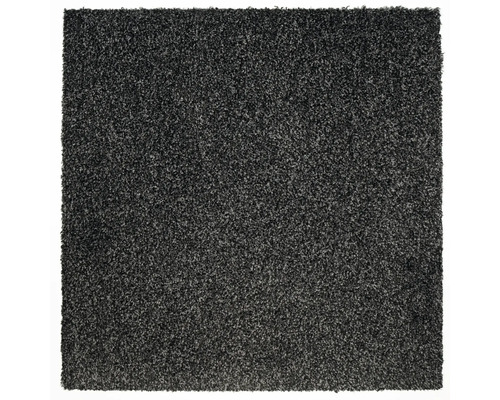 Quadratischer Teppich mit hochflorigem Flor