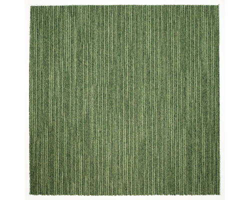 Tapis vert avec motif rayé