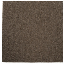 Tapis carré marron