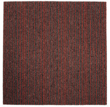 Dalle de moquette à rayures verticales