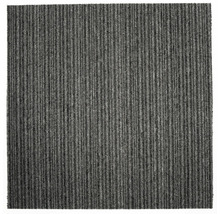 Dalle de moquette à rayures grises