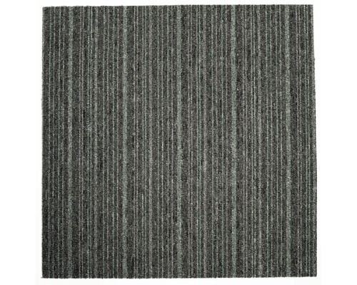 Dalle de moquette carrée à motif rayé vertical