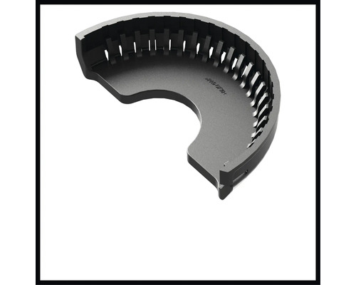 Halbkreisförmiger Grasschutz aus Kunststoff