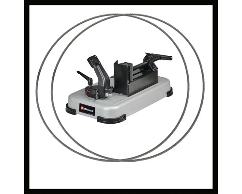 Einhell Logo auf einer Metallbandsäge