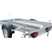 Motorradanhänger mit Motorradhalterung