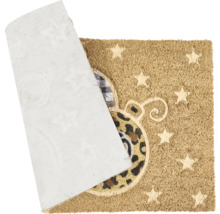 Paillasson avec étoiles et motif de boule de Noël