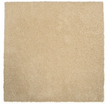 Quadratischer Teppich mit hohem Flor