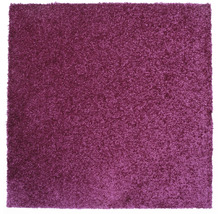 Tapis carré à poils longs