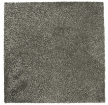 Tapis gris à poils longs