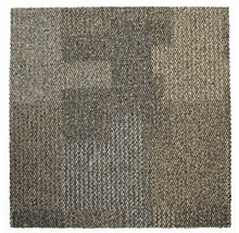 Tapis carré avec texture chinée