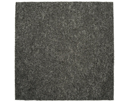 Tapis gris à la texture chinée