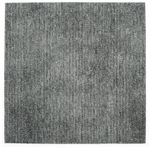 Detailaufnahme eines gestreiften Teppichs