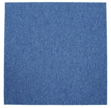 Dalle de moquette bleue carrée