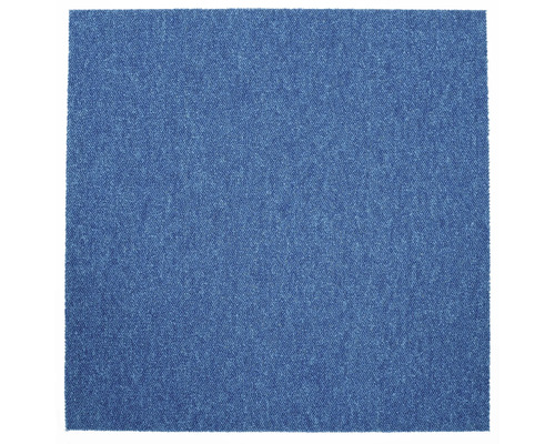 Dalle de moquette bleue carrée