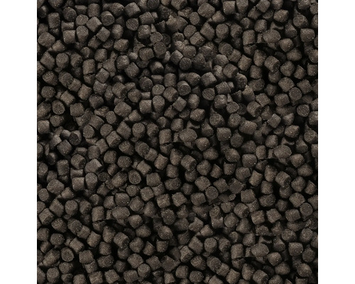 Nourriture noire pour poissons d'étang